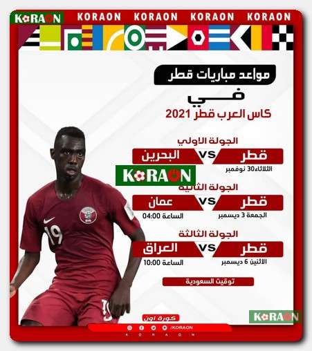 مباريات قطر في كأس العرب